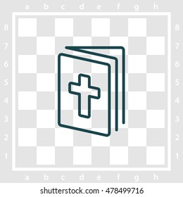 Web line icon. Bible, Holy Writ