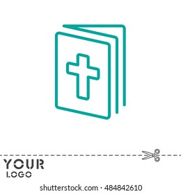 Web line icon. Bible, Holy Writ