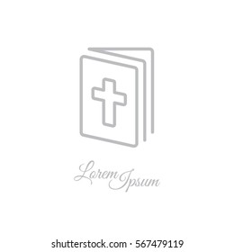 Web line icon. Bible, Holy Writ