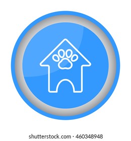Web line icon. Booths for dogs, Animal House