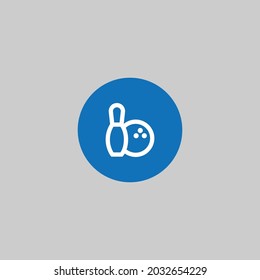 Icono de línea web Bola de bolas y bolas