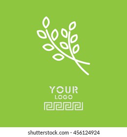 Web line icon. Branches, sprig