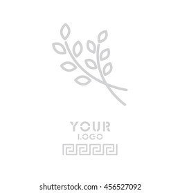 Web line icon. Branches, sprig