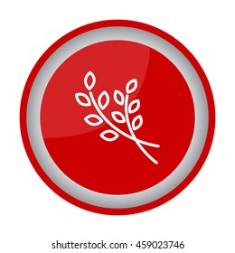Web line icon. Branches, sprig