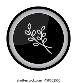 Web line icon. Branches, sprig