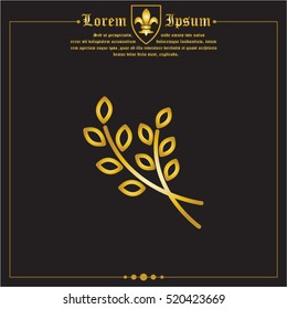Web line icon. Branches, sprig