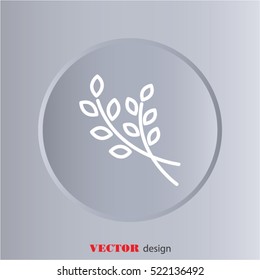 Web line icon. Branches, sprig