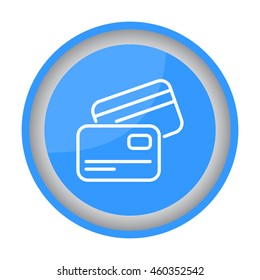 Web line icon. Business; Credit card
