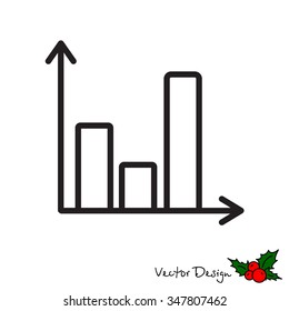 Web line icon - Business graph 