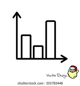 Web line icon. Business graph 