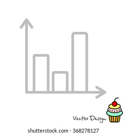 Web line icon. Business graph 