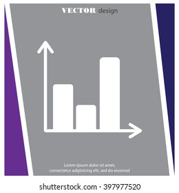 Web line icon. Business graph 