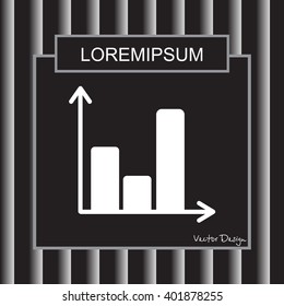 Web line icon. Business graph 