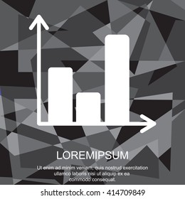 Web line icon. Business graph 