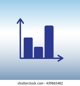 Web line icon. Business graph 