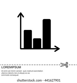 Web line icon. Business graph 