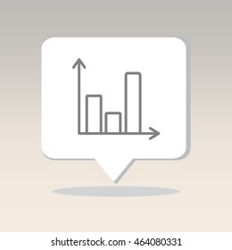 Web line icon. Business graph 