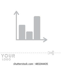Web line icon. Business graph 