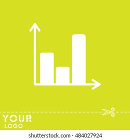 Web line icon. Business graph 