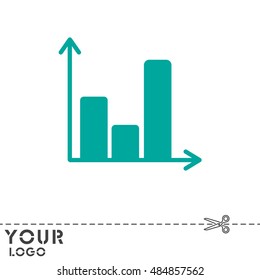 Web line icon. Business graph 