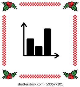 Web line icon. Business graph 