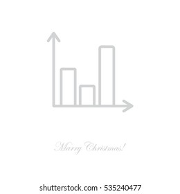 Web line icon. Business graph 