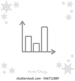 Web line icon. Business graph 