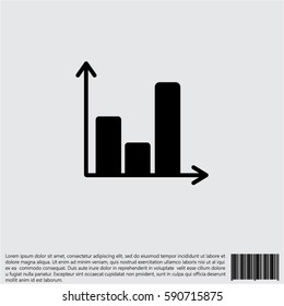 Web line icon. Business graph 