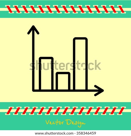 Web line icon. Business graph 