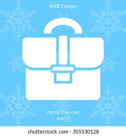 Web line icon. Business; Portfolio (briefcase)