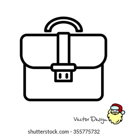 Web line icon. Business; Portfolio (briefcase)