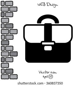 Web line icon. Business; Portfolio (briefcase)