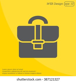 Web line icon. Business; Portfolio (briefcase)