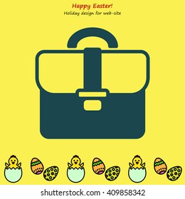 Web line icon. Business; Portfolio (briefcase)
