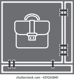 Web line icon. Business; Portfolio (briefcase)