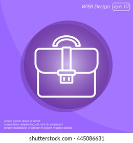 Web line icon. Business; Portfolio (briefcase)