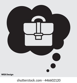 Web line icon. Business; Portfolio (briefcase)
