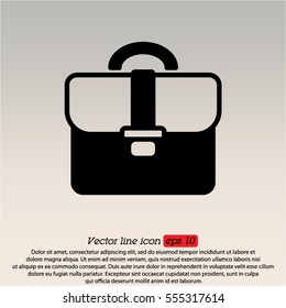 Web line icon. Business; Portfolio (briefcase)