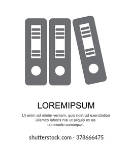 Web line icon. Business; Sigregators (folder, catalog)