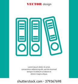 Web line icon. Business; Sigregators (folder, catalog)