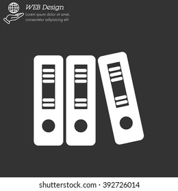 Web line icon. Business; Sigregators (folder, catalog)