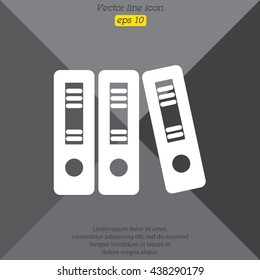 Web line icon. Business; Sigregators (folder, catalog)