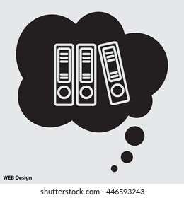 Web line icon. Business; Sigregators (folder, catalog)