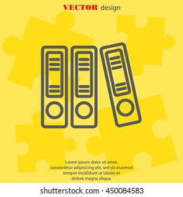 Web line icon. Business; Sigregators (folder, catalog)