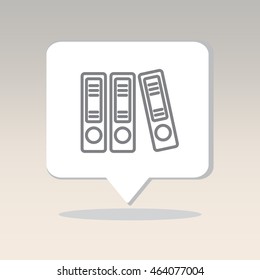 Web line icon. Business; Sigregators (folder, catalog)