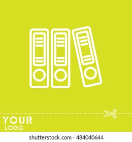 Web line icon. Business; Sigregators (folder, catalog)