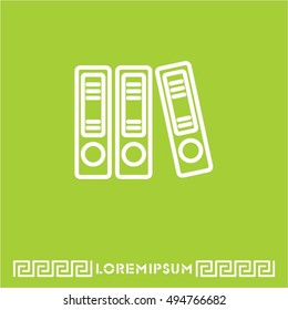 Web line icon. Business; Sigregators (folder, catalog)