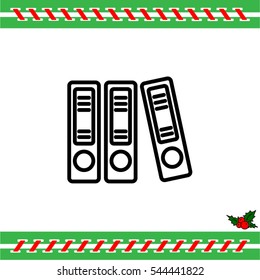 Web line icon. Business; Sigregators (folder, catalog)
