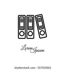 Web line icon. Business; Sigregators (folder, catalog)