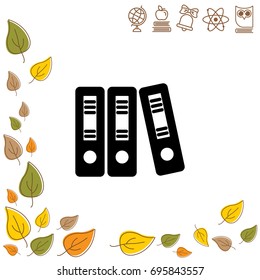 Web line icon. Business; Sigregators (folder, catalog)